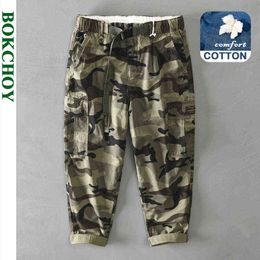 Autumn Winter New Men's Cotton Camouflage Multi-pocket Pants GML04-Z320 H1223