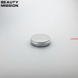 BEAUTY MISSION 80g 50pcs/lot aluminum empty cream jar ,cosmetic container,eyeshadow container,tea container,Cosmetic Jargood qualtity