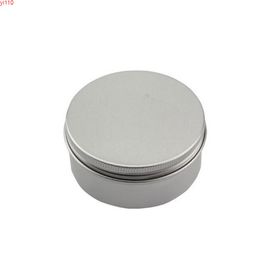 150ml 24pcs/lot Face Cream Jars Aluminium Pots Wax Makeup Tool Candle Jar Tins Cans Portable Metal Cosmetic Containersgoods