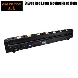 moving head laser Canada - TIPTOP New 8 Eyes Red Laser Moving Head Light Bar Beam Effect 15 DMX Channels Pixel Laser Beam Control Chase Effect RGB Optional