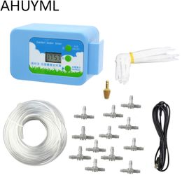 HOT Automatic Watering System Pump Automatic Watering Solenoid Valve Water Timer Garden Watering Timer Irrigation Controller Y200106