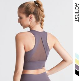 AcFirst Purple Women Fitness Bras Mesh Breathable Anti-sweat Shockproof Sports Bra Yoga Athletic Gym Running Workout Sport Tops1