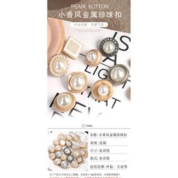 Pearl Gold Metal Buttons For Clothing Sewing Button Decorative Clothes Women Coat Sew On Botones Accessories Garment jllpQP