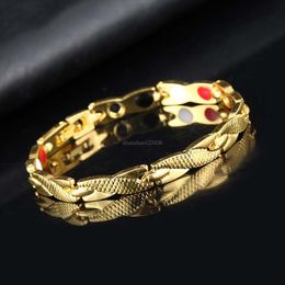 Gold Dragon scales Magnets bracelet bangle cuff women bracelets mens bracelets wristband Fashion jewelry will and sandy gift