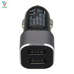 Usb Car Charger for Iphone Xr X 7 Plus Mobile Phone Charger In Car Dual Usb Small Square Chargers Adapter