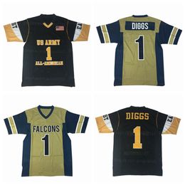Custom Stefon Diggs 1# High School Football Jersey Ed Any Name Number Size S-4xl Embroidery Jerseys Top Quality Shirt