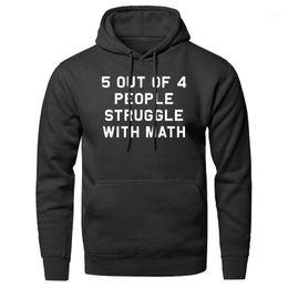 casual warm coats hot 5 of 4 People Struggle with Math Funny School Teacher Teaching print hoodies 2020 man hip-hop tracksuits1