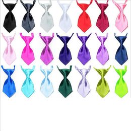 56 Colour pet accessories Colourful pet puppy dog tie pet bow ties cat neckties dog grooming supplies for small middle fast ship