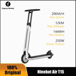 Presale Original Ninebot Air T15 Smart Electric Scooter foldable KickScooter Step-control Two wheel scooter light Skateboard BMS System