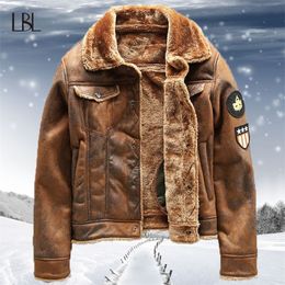 Warm Bomber Jackets Men Winter Fleece Tactical Outwear Coats Male Thicken Pilot Jacket Motorcycle Windbreaker Man Clothing 4XL 201218