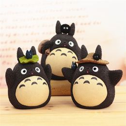 New Style Totoro Money Box Resin My Neighbour Totoro Piggy Bank Figurines Japanese Style Coin Money Box 1 Piece Free Shipping LJ201212