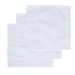 Sublimation Towel Polyester Cotton 30*30cm Towel Blank White Square Towel DIY Printing Home Hotel Towels Soft Hand Towels ZZC4168