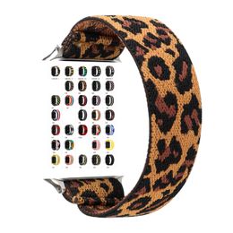 Designer Stretch Strap For Apple Watch 42mm 38mm 40mm 44mm Luxury Watchband Bracelet for iWatch Series 6 5 4 3 bands