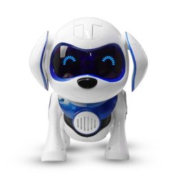 Electronic Pet Toy Dogs With Music Sing Dance Walking Intelligent Mechanical Infrared Sensing Smart Robot Dog Toy Animal Gift 201212