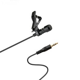 Professional For Phone Portable Mini Stereo HiFi Sound Quality Condenser Microphone Clip Lapel Mic