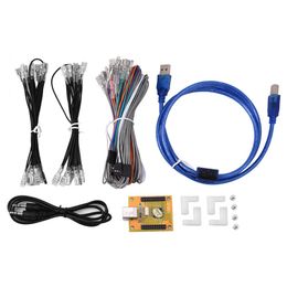 2020 2 Player PC PS/3 2 IN 1 Arcade to USB Controller Board with USB Cable & Wiring Kit