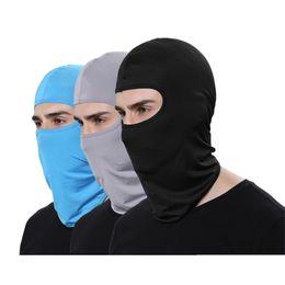 Windproof Cycling Face Masks Full Faces Hat Warm Cool Bike Sport Scarf Mask Outdoor Camping Cap Hats WQ484-WLL