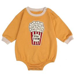 100% Cotton Newborn Baby Rompers infant Girls Boys Long Sleeve Pure Colour Jumpsuit kids baby Clothes