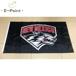 NCAA New Mexico Lobos Flag 3*5ft (90cm*150cm) Polyester flag Banner decoration flying home & garden flag Festive gifts