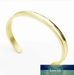 Gold Round Silver Cuff Letter C Design Bangle Bracelet Fashion Women Jewellery Gift PAPA