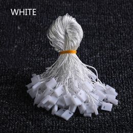 1000pcs/lot Clothes Tag Rope White Black Beige cords cotton hanging tablets for garment bag tags cards, DIY clothing accessories