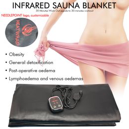 Fat burning Far Infrared Slimming heating therapy wrap detox beauty health care sauna blanket