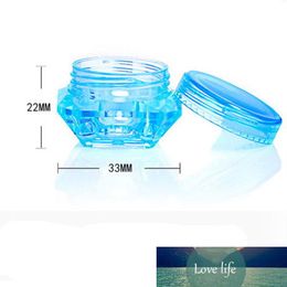 10Pcs Transparent Small Sample Empty Bottle Pot Eyeshadow Lip Balm Face Cream Con