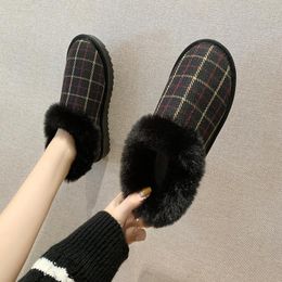 Hot Sale-Winter Boots Lady Round Toe Shoes Luxury Designer Boots-Women 2020 Low Mid Calf Fashion Mid-Calf Snow Rubber