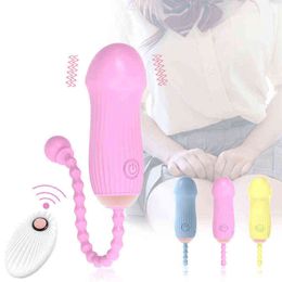 NXY Vagina Balls Wireless Remote Control 12-frequency Vibrating Egg G-spot Flirting Vibrator Mute Magic Wand Female Masturbation Device Sex Toys1211