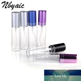 Nbyaic 1Pcs 5ml 10ml Travel Portable Perfume Bottle Spray Bottles sample empty containers atomizer Mini refillable bottles