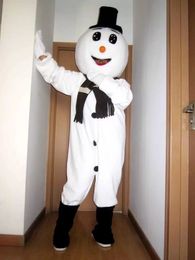 2022 Stage Performance Snowman Mascot Costume Halloween Christmas Cartoon Character Outfits Suit Advertising Leaflets Clothings Carnival Unisex Adults Outfit