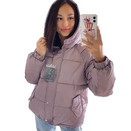 Winter women Parkas coat casual thicken warm hooded padded jackets Female solid Colourful styled outwear snow jacket 201119