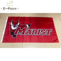 NCAA Marist Red Foxes Flag 3*5ft (90cm*150cm) Polyester flag Banner decoration flying home & garden flag Festive gifts