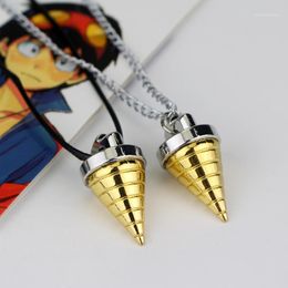 Chains Latest Gurren Lagann Core Drill Necklace Keychain Of Simon Key Chain Kendant Jewellery Can Drop 1