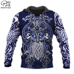 Cosmos Plstar Viking Savaşçı Dövme Yeni Moda Terzini Günlük 3dfullprint Hoodie/Sweatshirt/Ceket/Erkek Kadın Stili1020 201020