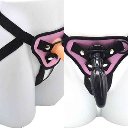 NXY Dildos Honeysuckle Anal Plug Wearing Masturbation Device Men and Women Share Penis Pants Husb Wife Sex Toys 0221