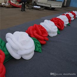 Wedding Decoration Inflatable Flowers Chain With LED and CE Blower For Music Party Event Stage Decoration