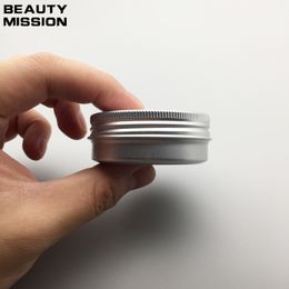 BEAUTY MISSON 40g Cosmetic Cream Aluminium Tin Metal Jars for Powder Empty Packaging Container Makeup Tool