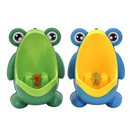 New Arrival Baby Boy Potty Toilet Training Frog Children Stand Vertical Urinal Boys Penico Pee Infant Toddler Wall-Mounted 201117