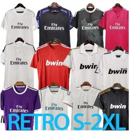 2001-2007 SEEDORF RAUL ZIDANE BECKHAM Mens RETRO Soccer Jerseys 2011-2018 Gento SERGIO RAMOS Long Sleeve Football Shirt