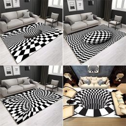 RULDGEE Printed Area Rug 3D HOME Letter Printed Alfombra Room Area Rug Floor Carpet For Living Room Bedroom Home Decorative Pad 201225