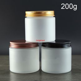 200g Matte Plastic Bottle Empty Cosmetic Jar Body Lotion Refillable Honey Cream Cookie Candy Frost Container 7Oz Free Shippinggood qualtity