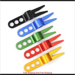 Other Garden Supplies Golf Aluminium Alloy Packing Box Green Fork Accessoriesgolf Divot Repair Tool RRA12116