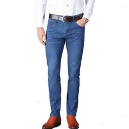Men's Jeans 2022 Fashion Casual Straight Cotton Elastic Big Size Brand Men Jean Clothing Zipper
