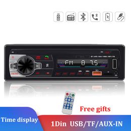 1Din Stereo Bluetooth FM Radio Remote Control Digital MP3 Player USB/SD Port Car Radio In Dash Audio Music