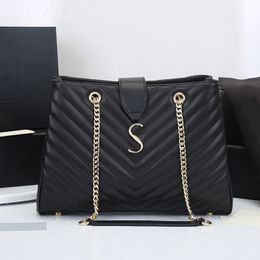 Luxury Designer Crossbody Bags Handbags Top Quality Cowhide Genuine Leather Big Tote Bag Women Large Capacity Single Shoulder Handbag Purse