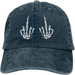 Ball Caps Funny Halloween Skeleton Hands Unisex Soft Casquette Cap Vintage Adjustable Baseball Caps1