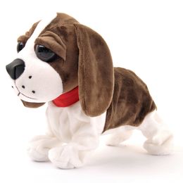 DROPSHIPPING Sound Control Interactive Dog Electronic Walking Puppy Dog with Voice control Smart Pet can Walk and Bark LJ201105