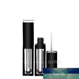 4ml 10/25/50pcs Empty Square Clear Lip Gloss Tube ABS Lip Glaze Bottle Portable Black Lid Refillable Lipgloss Container Package