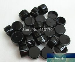 Cosmetic Container Cream Jar Pp 96pcs/lot 2g Black Plastic 2ml Empty Face Care Refillable Mini Wholesale Free Shipping